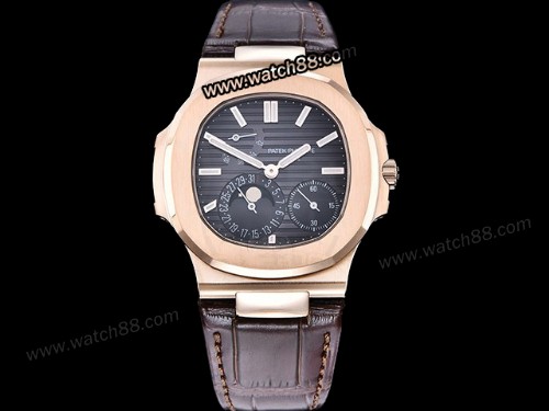 Patek Philippe Nautilus Moon Phase Date 5712 Automatic Mens Watch,PP-03128