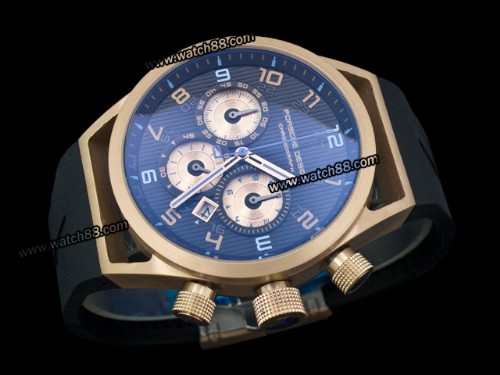 Porsche Design Quartz Chronograph Rose Gold Mens Watch,PS-0100