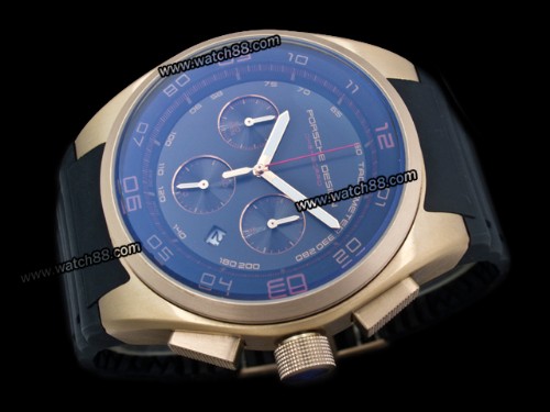 Porsche Design Quartz Chronograph Rose Gold Mens Watch,PS-0118