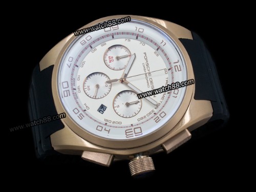 Porsche Design Quartz Chronograph Rose Gold Mens Watch,PS-0119