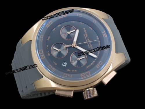 Porsche Design Quartz Chronograph Rose Gold Mens Watch,PS-0120