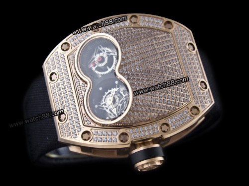 Richard Mille RM 053 Tourbillon Pablo Mac Donough Diamond Mens Watch,RIC-005