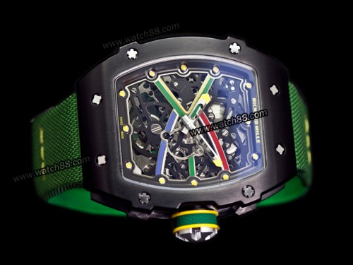 Richard Mille RM67 Nato Strap Automatic Mens Watch,RIC-059