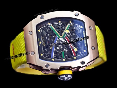 Richard Mille RM67 Nato Strap Automatic Mens Watch,RIC-061