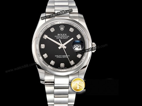 Rolex Datejust 36mm in 904L Steel Automatic Mens Watch ,RL-08153