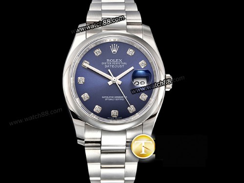 Rolex Datejust 36mm in 904L Steel Automatic Mens Watch ,RL-08155