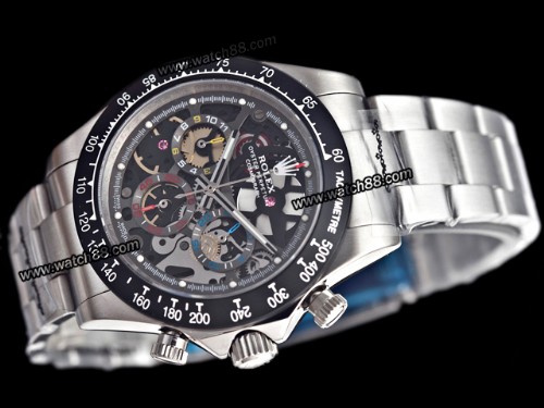 Rolex Daytona Artisans de Geneve Juan Pablo Montoya Challenge 116520 Skeleton Watch,RL-1032A