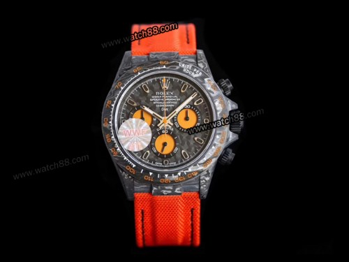 Rolex Daytona DIW Carbon Motley Edition Automatic Chronograph Mens Watch,RL-06108
