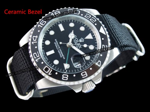 Rolex GMT-Master II Automatic Men Watch with Black Ceramic Bezel,ROL-549