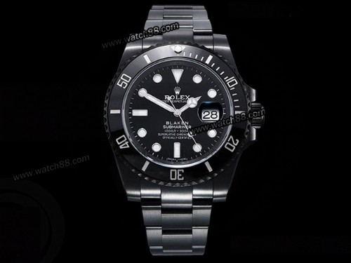 Rolex Submariner Blaken Date 116610 Automatic Mens Watch,RL-01095