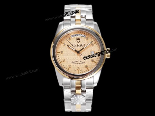 Tudor Glamour Date Day M56003 Automatic Mens Watches,TD-01017