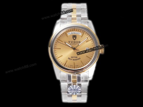 Tudor Glamour Date Day M56003 Automatic Mens Watches,TD-01019