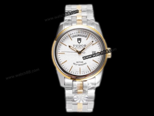 Tudor Glamour Date Day M56003 Automatic Mens Watches,TD-01021
