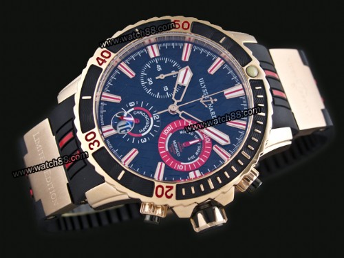 Ulysse Nardin Maxi Marine Diver Quartz Chronograph Watch,UN-085