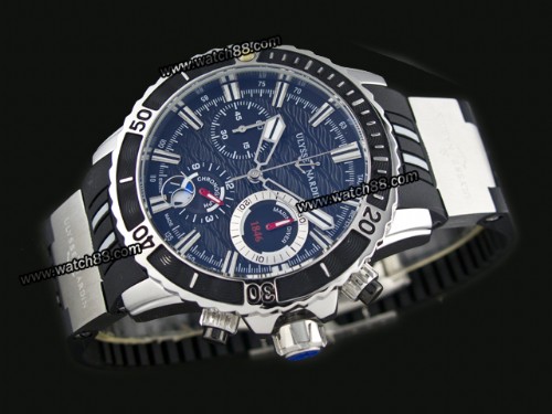 Ulysse Nardin Maxi Marine Diver Quartz Chronograph Watch,UN-088