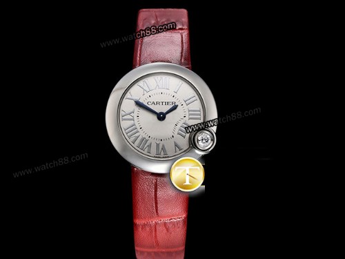 V6 Factory Cartier Ballon Blanc WGBL0005 Swiss Quartz Ladies Watch,CAR-06034