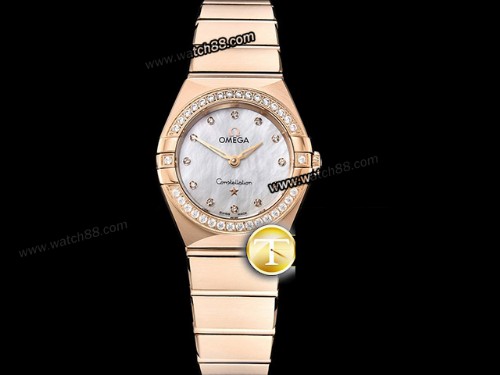  Omega Constellation 25mm Swiss Quartz Ladies Watch,OM-01216