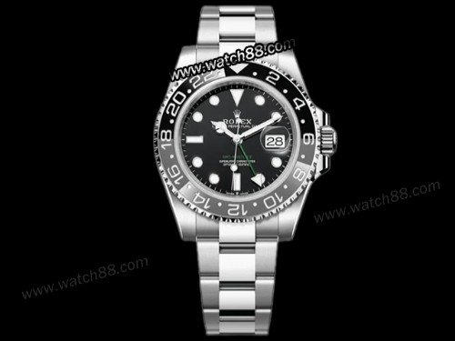 2024 New Rolex GMT-Master II 126710GRNR Bruce Wayne with Grey Black Bezel Watch,RL-1102