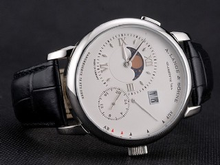 a.lange & sohne grand lange 1 moon phase automatic man watch