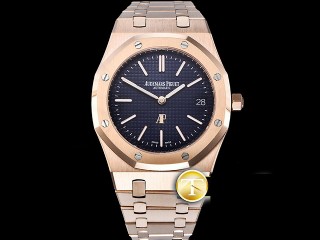 audemars piguet jumbo extra thin 15202 blue automatic man watch