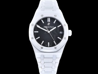 audemars piguet royal oak 15500 white ceramic automatic man watch
