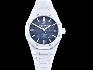 audemars piguet royal oak 15500 white ceramic automatic man watch