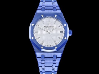audemars piguet royal oak 15500 blue ceramic automatic man watch