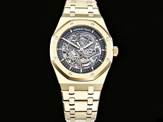 audemars piguet royal oak double balance wheel openworked 15407ba automatic man watch