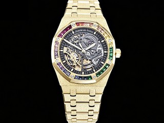 audemars piguet royal oak double balance wheel openworked 15412ba automatic man watch