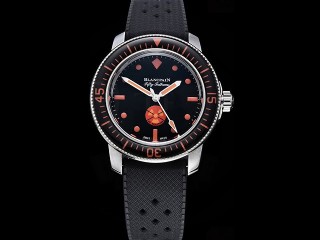 blancpain fifty fathoms no radiation automatic man watch