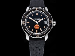 blancpain fifty fathoms no radiation automatic man watch