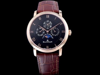 blancpain villeret perpetual calendar 6057-1542-55b mens watch