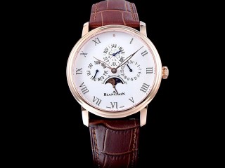 blancpain villeret perpetual calendar 6057-1542-55b mens watch