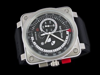 bell & ross br 01-94 b-rocket chronograph man watch