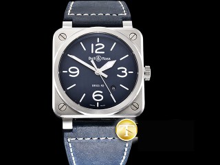 bell & ross br03-92 blue dial automatic men watch