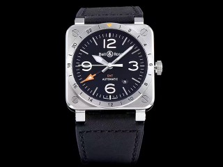 bell & ross aviation br03-93 gmt automatic mens watch