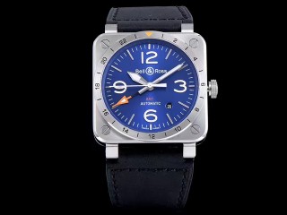bell & ross aviation br03-93 gmt automatic mens watch