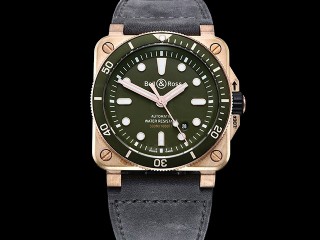 bell ross br03-92 diver 42mm bronze automatic mens watch