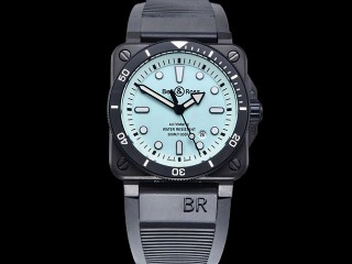 bell ross br03-92 diver 42mm automatic mens watch