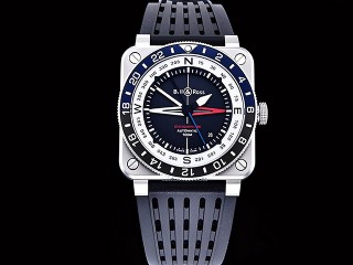 bell ross br03-93 gmt compass edition automatic mens watch