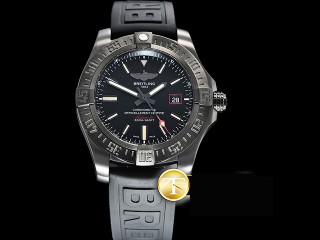 breitling avenger blackbird 44mm dlc titanium automatic mens watch