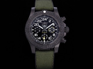 breitling avenger hurricane military 45mm chronograph mens watch