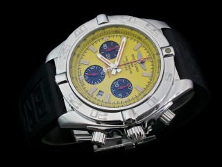breitling b01 code yellow limited chronomat quartz chronograph mens watch