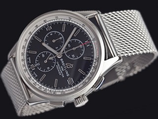 breitling premier quartz chronograph mens watch