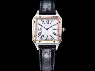 cartier santos 32mm swiss quartz watch