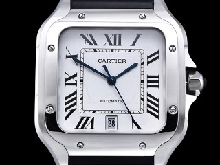cartier santos de cartier 2024 mens xl autoamtic watch