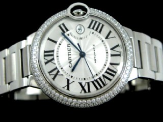 cartier ballon bleu mens steel automatic watches-we9009z3 