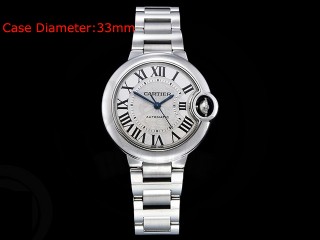 cartier balon bleu de cartier 33mm automatic ladies watch