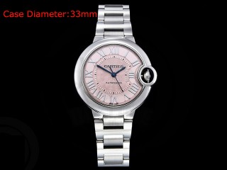 cartier balon bleu de cartier 33mm automatic ladies watch