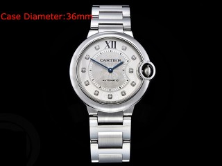 cartier balon bleu de cartier 36mm automatic mens watch